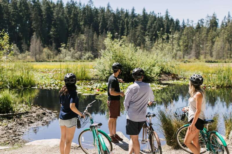 Vancouver: Half-Day City Highlights E-Bike Tour Age 16+ - Prospect Point and the Lion’s Gate Bridge moment