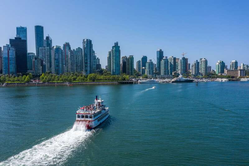 Vancouver Harbor Sightseeing Cruise - Cruise terminals, the skyline, and Gastown from the water