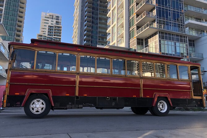 Vancouver Hop On Hop Off Trolley Tour - Library Square and Robson Street: architecture, then lower Robson