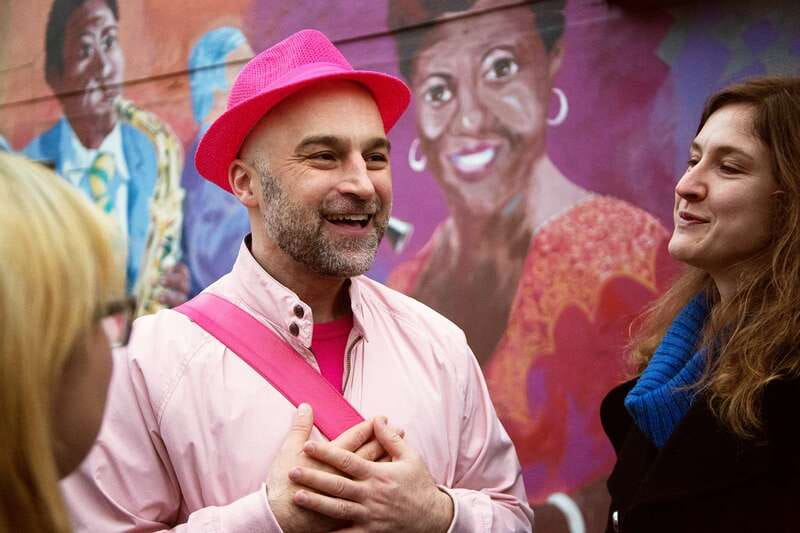 Vancouver: LGBTQ2+ History Tour in the West End - Start at Trees Organic Coffee, Meet the Man In Pink