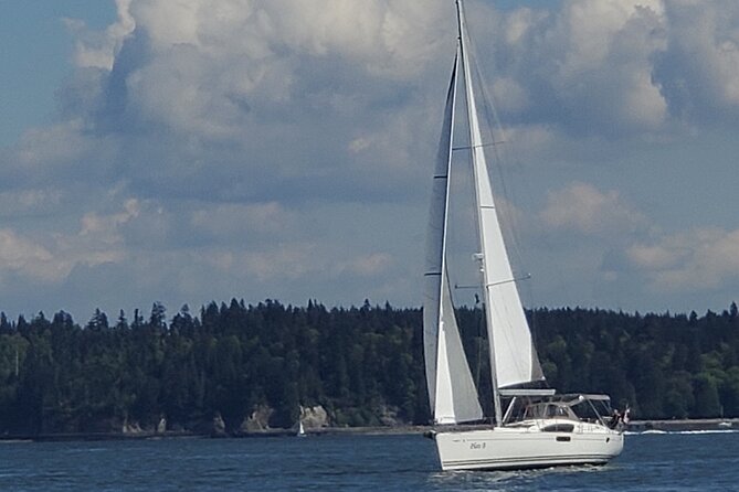 Vancouver Sailing Experience on a 50 foot Sailboat - Lions Gate Bridge and the Moment You Feel the Sailboat Set
