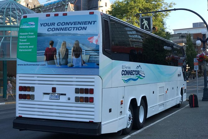 Vancouver to Victoria - Vancouver Cruise Terminal Pickup - Coach Bus Transfer - Coach Ride to Tsawwassen: Comfort Plus “Look Out the Window”