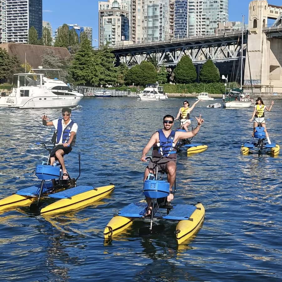 Vancouver: Water Bike Rental in False Creek - Gear and Safety, Including the Phone-Proofing Details