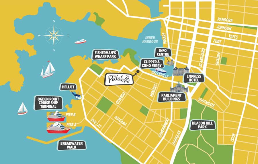Victoria City Highlights Bike Tour - Castle Hoods & Legends - Chinatown and Fan Tan Alley, where the stories are part of the streets
