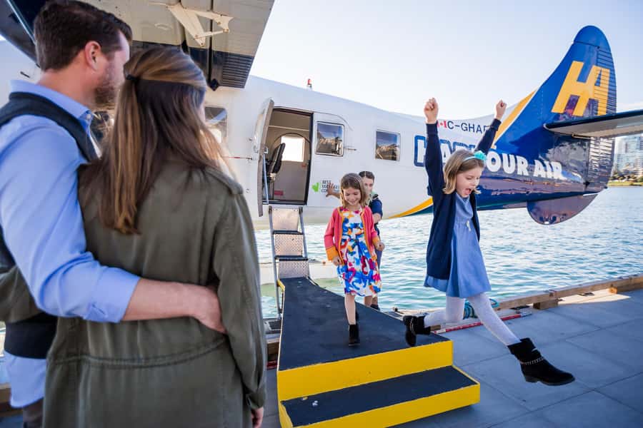 Victoria: Panorama Scenic Seaplane Tour - From Wharf Street to the water: what your boarding looks like