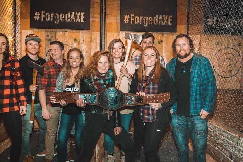 Whistler: Axe Throwing Experience - Two-Handed Throws: Another Style, More Scoring Chances