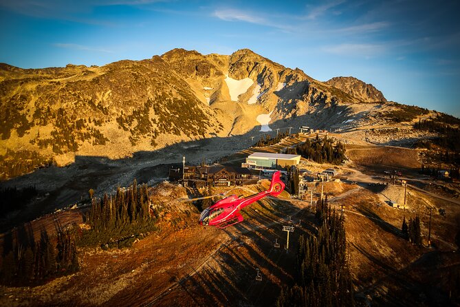 Whistler Helicopter Tour - Stop 2: Whistler Blackcomb Ski Resort, winter runs to summer bike trails