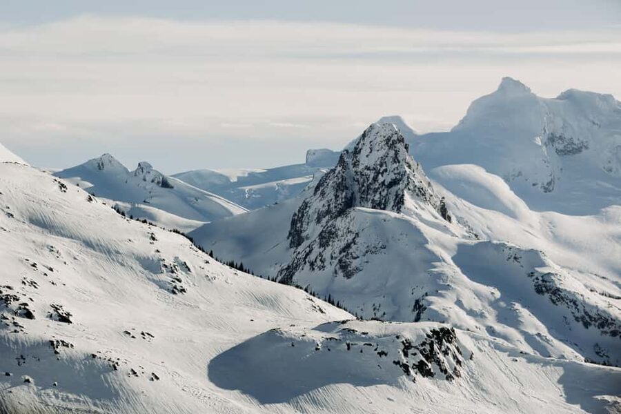 Whistler Helicopter Tour: Glaciers and Black Tusk - Cheakamus Glacier and the blue crevasses