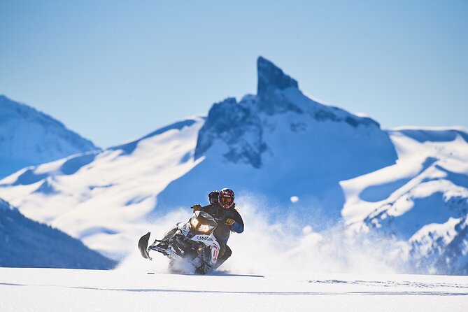 Whistler Wilderness Run Snowmobile Tour - Getting picked up at Carleton Lodge, then getting set up fast