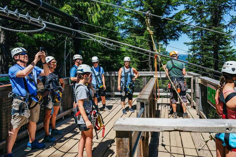 Whistler: Ziplining Experience - Start at Carleton Lodge, Then Ride Up With the Whistler Village Gondola