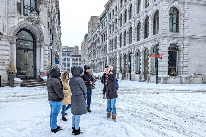 Winter Express: Old Montreal Highlights Walking Tour - Warmth stops and safe pacing when the weather turns