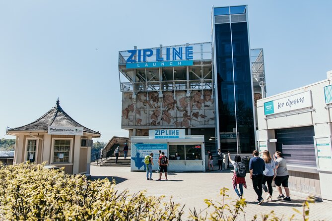 Zipline To The Falls in Niagara Falls, Canada - WildPlay MistRider: the Niagara Falls zipline moment