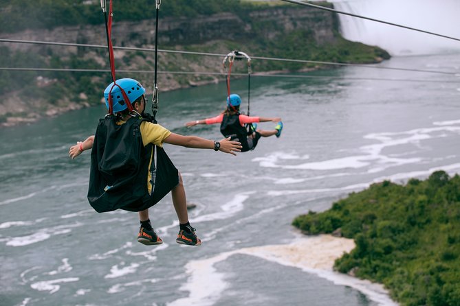 Zipline To The Falls in Niagara Falls, Canada - Harness, helmet, and the pouch trick you’ll thank yourself for