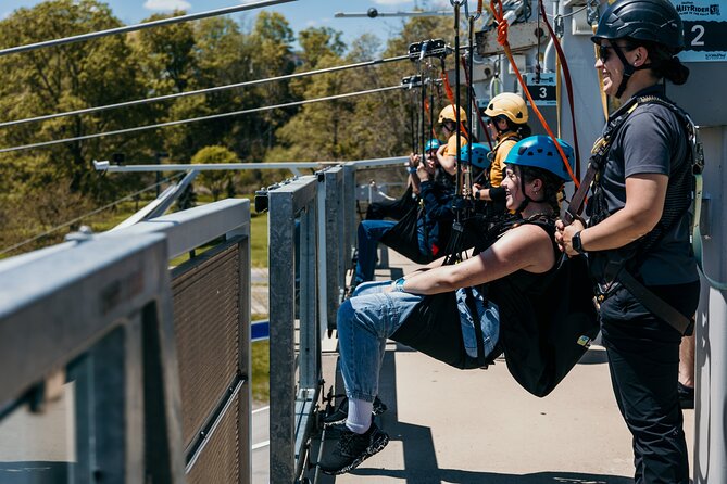 Zipline To The Falls in Niagara Falls, Canada - Safety briefing and the ride layout over the gorge